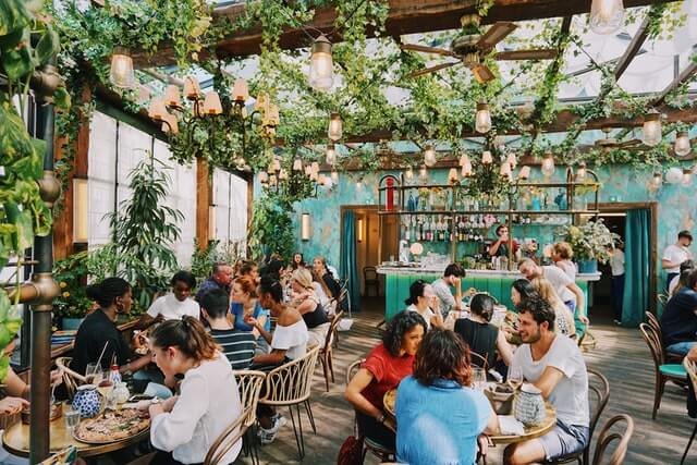 People Having Lunch